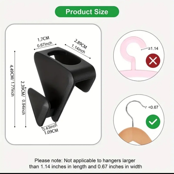 : 36 New Space saver Triangles Hanger Hooks Closet clothes Organizer - Picture 2 of 7